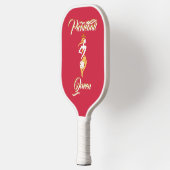 Pickleball Koningin van het Hof Custom Naam Elegan Paddle (Links)