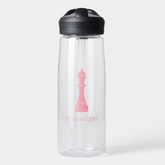 Pickleball Koningin Waterfles (Voorkant)