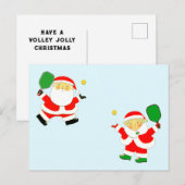 Pickleball Koppel Kerstkaarten Feestdagenkaart (Voorkant / Achterkant)