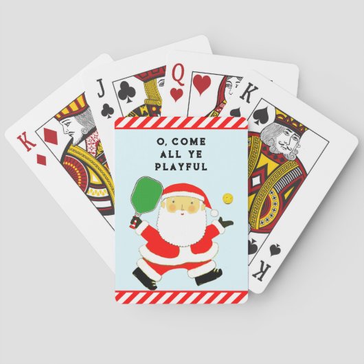 Pickleball Kousenstoppers Pokerkaarten (Achterkant)