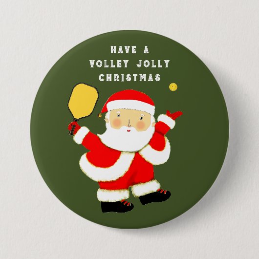 Pickleball Kousenstoppers Ronde Button 7,6 Cm (Voorkant)