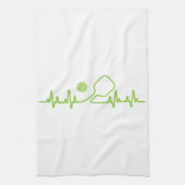 Pickleball kunst voor mannen vrouwen augurk bal pi theedoek (Verticaal)