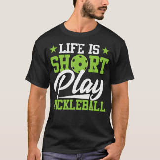 Pickleball Kunst Voor Pickleball Speler Pickle Bal T-shirt