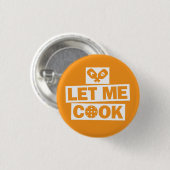 Pickleball Laat Me Koken Ronde Button 3,2 Cm (Voorkant /achterkant)