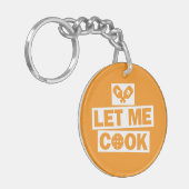 Pickleball Laat Me Koken Sleutelhanger (Voorkant Links)