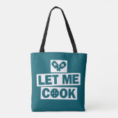 Pickleball Laat Me Koken Tote Bag (Achterkant)