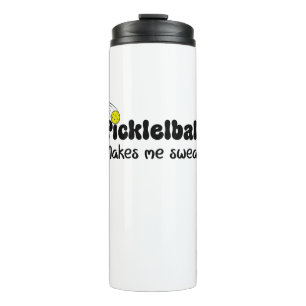 Pickleball laat me schelden – Grappige Pickleball  Thermosbeker