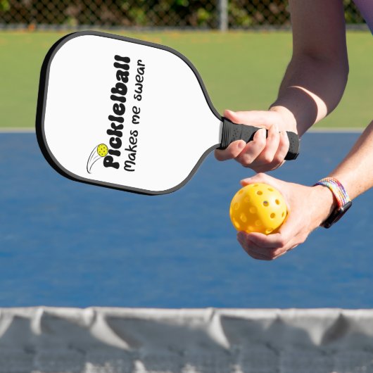 Pickleball laat me zweren - Grappige Pickleball Paddle (Insitu)