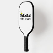 Pickleball laat me zweren - Grappige Pickleball Paddle (Links)