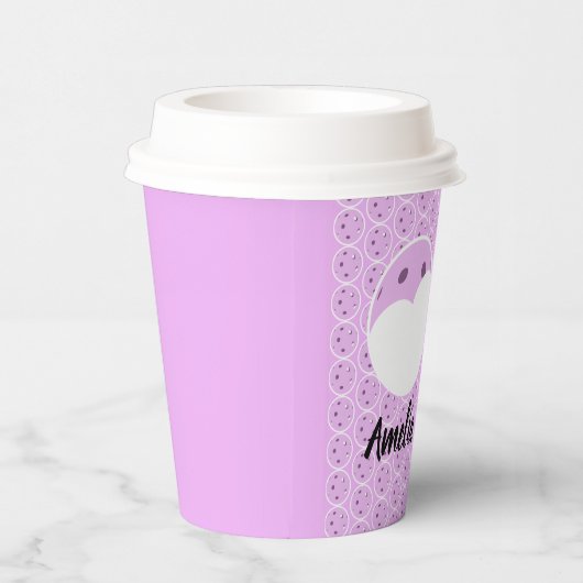 Pickleball laatste swing voor de ring bruiloft papieren bekers (Rechts)