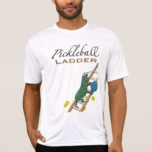 Pickleball Ladder T-shirt (Voorkant)