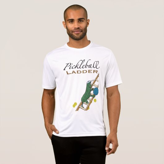 Pickleball Ladder T-shirt (Voorkant volledig)