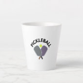 Pickleball Latte Mok (Voorkant)