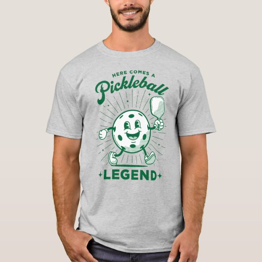 PICKLEBALL LEGEND beroemd gemaakt door PickleballP T-shirt (Voorkant)