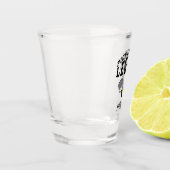 Pickleball Legend Custom Naam Cool Funny Sports Shot Glas (Links)