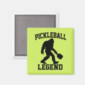 Pickleball Legend Funny Bigfoot Magneet (Voorkant / Achterkant)