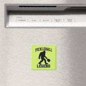 Pickleball Legend Funny Bigfoot Magneet (Insitu (Vaatwasser))