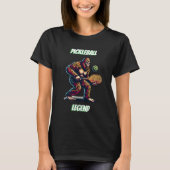 Pickleball Legend | Funny Bigfoot T-shirt (Voorkant)