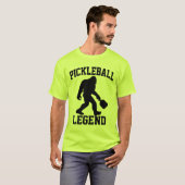 Pickleball Legend Funny Bigfoot T-shirt (Voorkant volledig)