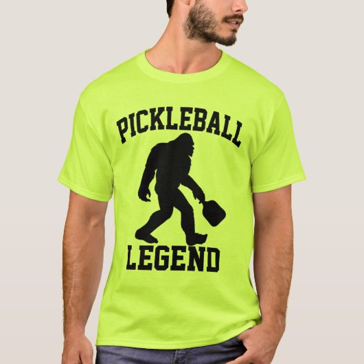 Pickleball Legend Funny Bigfoot T-shirt (Voorkant)