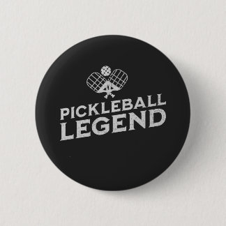 Pickleball Legend Funny Pickle Ball Lover Ronde Button 5,7 Cm