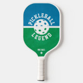 Pickleball Legend Groen & Blauw Pickleball Paddle (Achterkant)