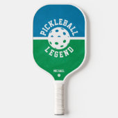 Pickleball Legend Groen & Blauw Pickleball Paddle (Voorkant)