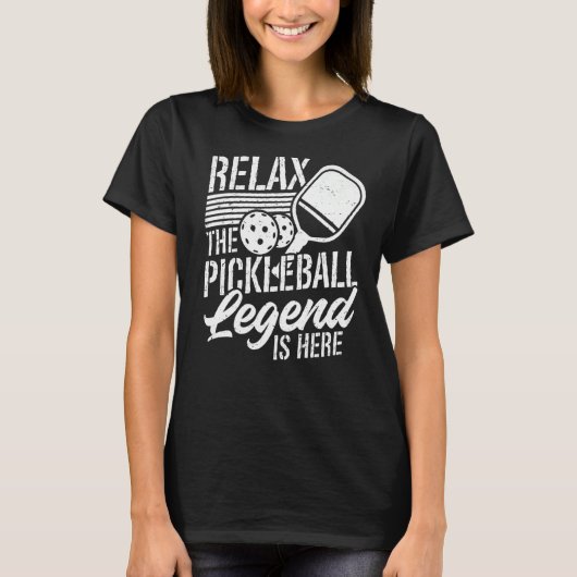 Pickleball Legend is hier Pickleball Player Premiu T-shirt (Voorkant)