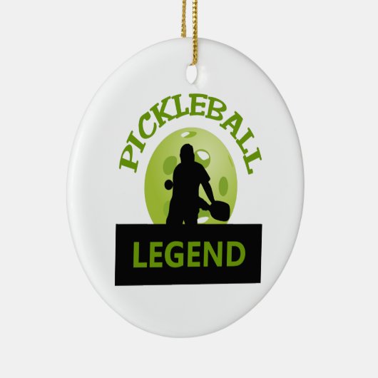PICKLEBALL LEGEND KERAMISCH ORNAMENT (Rechts)