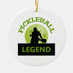 PICKLEBALL LEGEND KERAMISCH ORNAMENT