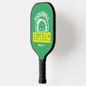 Pickleball Legend Typografie Persoonlijke naam Pickleball Paddle (Links)