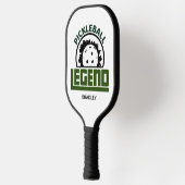 Pickleball Legend Typografie Persoonlijke naam Pickleball Paddle (Links)