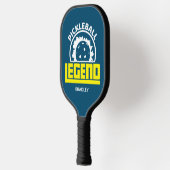 Pickleball Legend Typografie Persoonlijke naam Pickleball Paddle (Links)