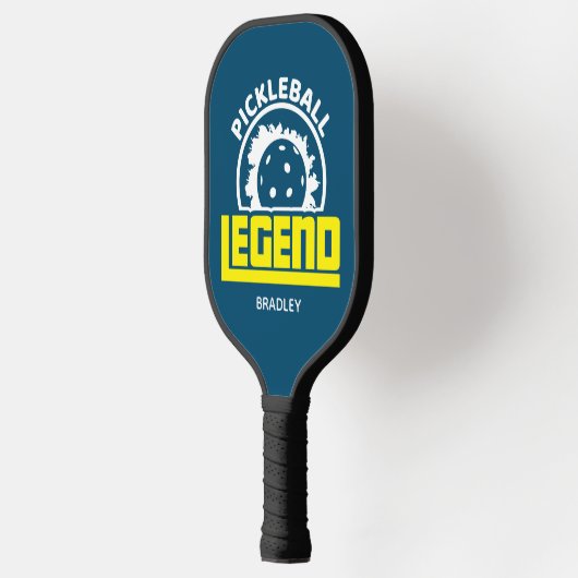 Pickleball Legend Typografie Persoonlijke naam Pickleball Paddle (Links)