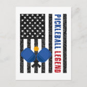 Pickleball Legend USA Briefkaart (Voorkant)