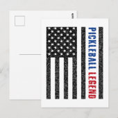 Pickleball Legend USA Briefkaart (Voorkant / Achterkant)