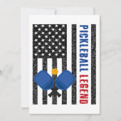 Pickleball Legend USA Kaart (Voorkant)