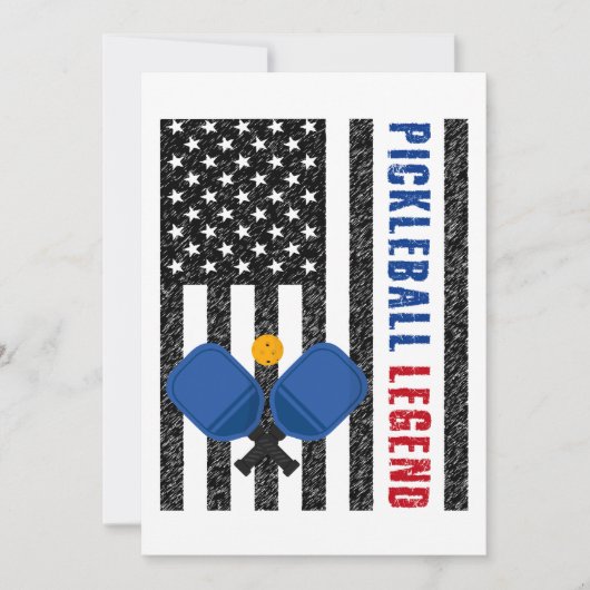 Pickleball Legend USA Kaart (Voorkant)