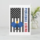 Pickleball Legend USA Kaart (Staand voorkant)