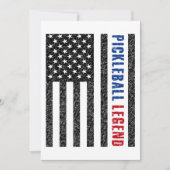 Pickleball Legend USA Kaart (Voorkant)