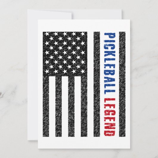 Pickleball Legend USA Kaart (Voorkant)