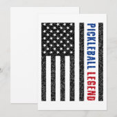 Pickleball Legend USA Kaart (Voorkant / Achterkant)