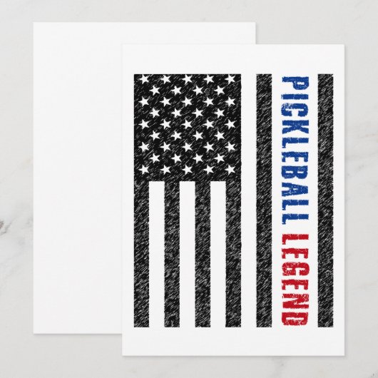 Pickleball Legend USA Kaart (Voorkant / Achterkant)