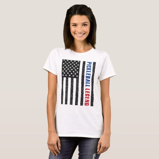 Pickleball Legend USA T-shirt (Voorkant volledig)