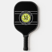 Pickleball Legende Aangepaste Quote Naam Initiaal  Paddle (Achterkant)