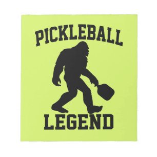 Pickleball-legende Grappige Bigfoot Notitieblok