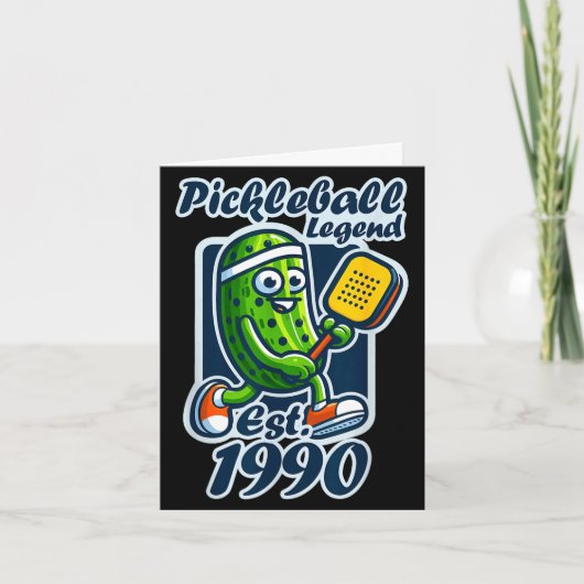 Pickleball-legende opgericht 1990 retro 36e kaart (Voorkant)