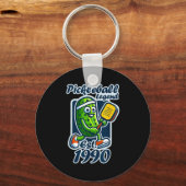 Pickleball legende opgericht 1990 retro 36e sleutelhanger (Voorkant)