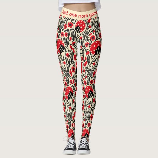 Pickleball Legs en laat sterven Leggings (Voorkant)