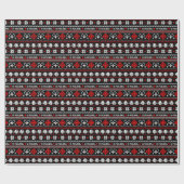 😄 Pickleball 🎄 lelijke kerstkeuken Cadeaupapier (Vlak)